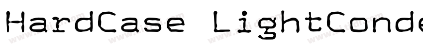 HardCase LightConden字体转换